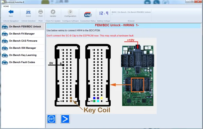 Autohex II BMW FEM and BDC Unlocking