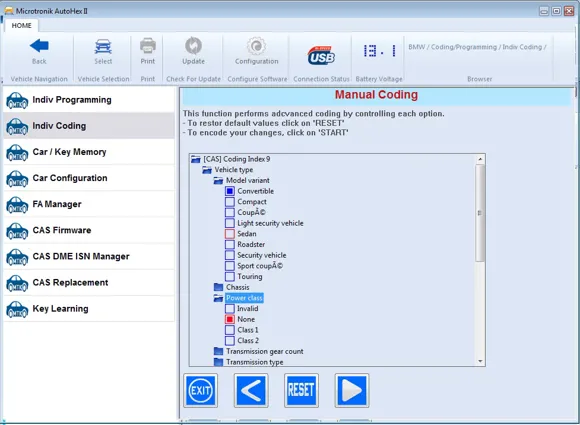 Autohex II BMW Software Manual Coding