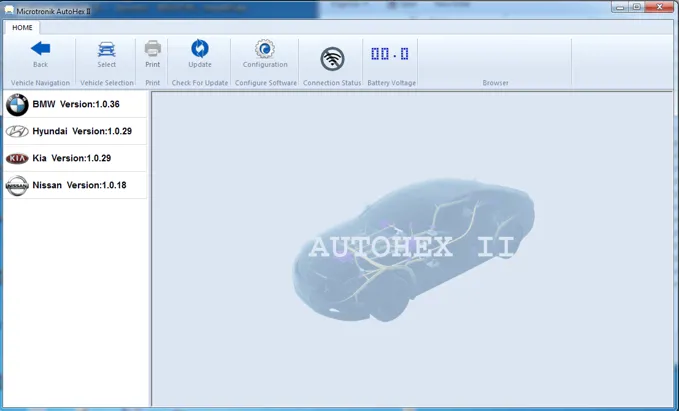 Autohex II BMW Software Version 1.0.36