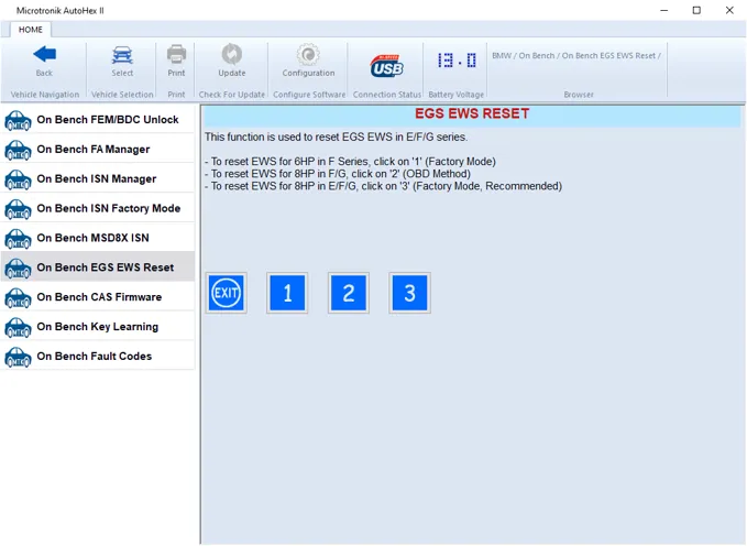 Autohex II BMW software 1.0.67