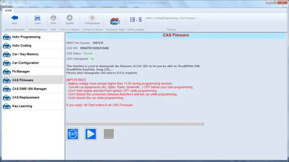 Autohex II CAS Firmware