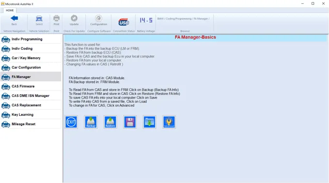 Autohex II vehicle order Manager