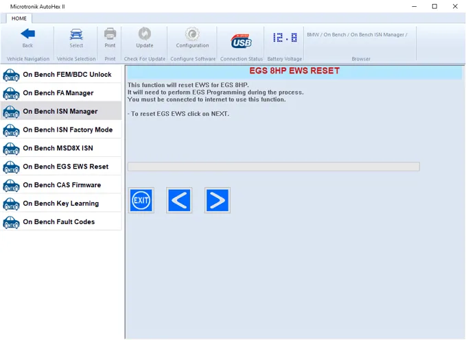 BMW EGS 8HP EWS Reset