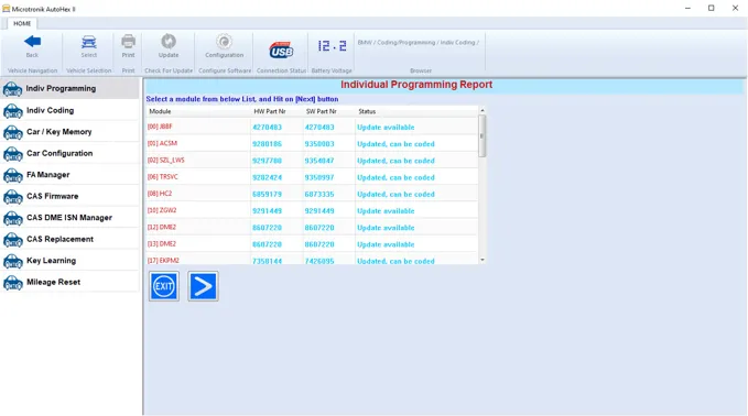 BMW Ecu Programming List