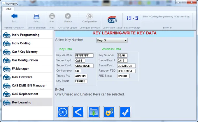 BMW Key programming