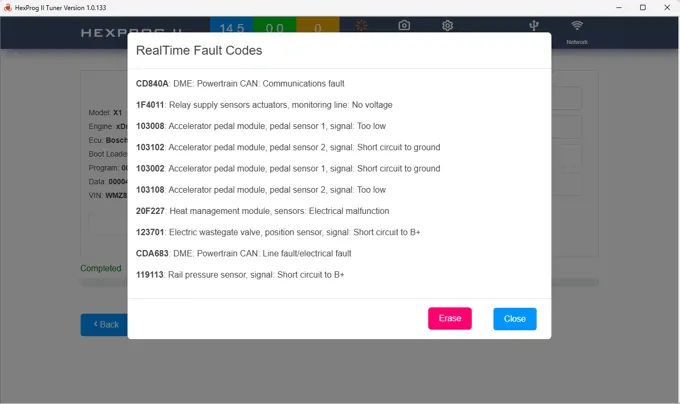 Fault Codes