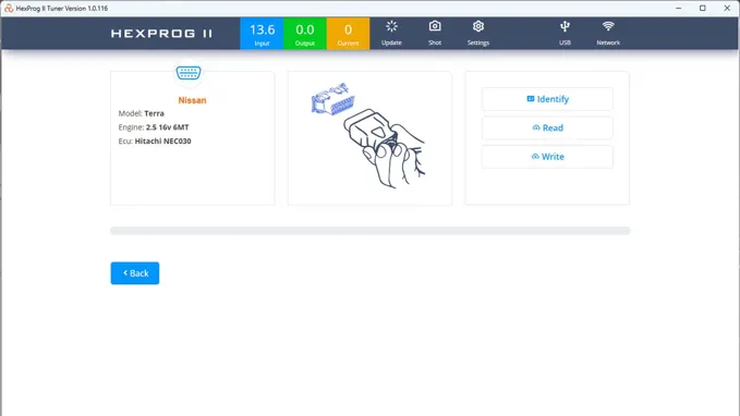 HexProg II software NEC030 OBD