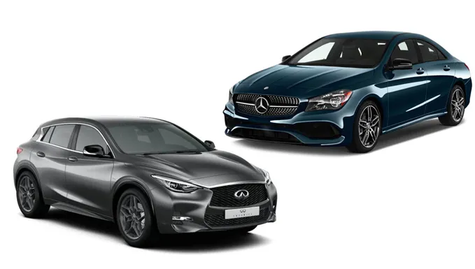 Mercedes and Infiniti