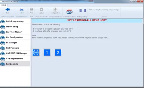 fig 3: Autohex II Key data source Options