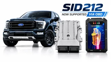 Hexprog II Ecu Tuning Tool: SID212 by OBD in 2-3 minutes